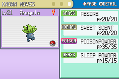 FireRed - Arugula moves