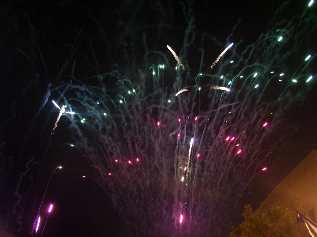 fireworks in Manhattan Kansas.