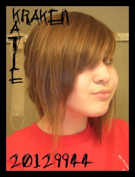 first homemade haircut July '07
bahaha bet you can figure out my myspace. xD