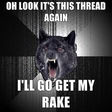 For those threads that make you want to grab your rake. :3