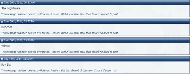 FOREVER! THE REPLY DELETER!!!