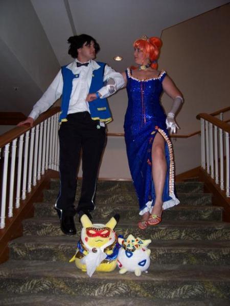 Formal Ash and Misty going to the Poke'Ball