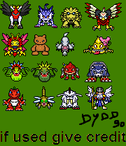 Frontal Sprites
