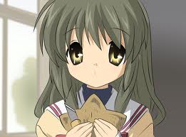 Fuko
Anime: Clannad
Appears: Episode 1 
Starfish! Fuko completes Clannad she an amazing character she is adorable and I love her story is so sad thoug