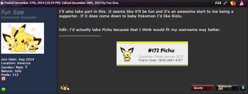 Fun Size - Pichu