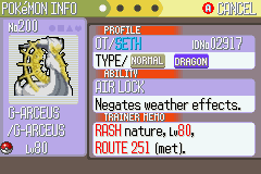 G~Arceus
Giratina the Master's sprite...