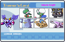 Galacta Knight's Trainer Card (Cold Imprisonment).