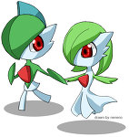 Gallade and Gardevoir by pokeluver