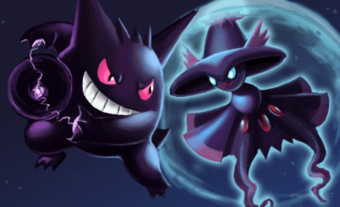 Gengar vs  Mismagius by pokemonfactory