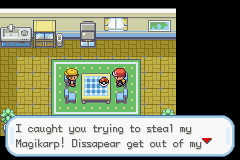 getting in trouble for trying to steal a Pokemon XD