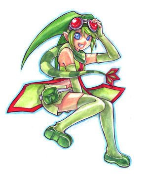gijinka flygon by chicharon