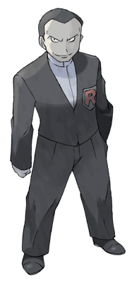 Giovanni is the known leader of Team Rocket, and Gym Leader in Viridian City.