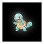 Glowing Squirtle.
