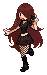 Gothgirl trainer, they train dark, poisen, ghost, and psycic
