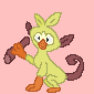 Grookey shiny front base