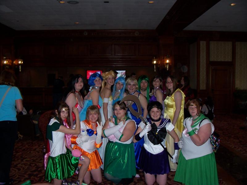 Group picture!  ^_^  All of the sailor senshi and princesses!