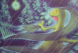 Grovyle, the character that makes me the most emotional in PMD due to its humorous story