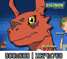 Guilmon and Takato Wallpaper, AKA the closest Digi-Human partnership ever.