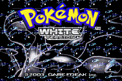 Hacking the Ruby Titlescreen: Pokemon SapphireWhite.
No, it's not an actual hack project or anything. I've just been messing around with the Ruby titl