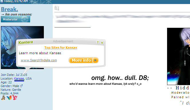 Had to comment on this, after I saw it.. > >