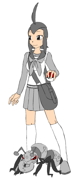 Hagane is a student in the Pokemon Type Acadamy, a school that divides students into divisions based on their favorite type. Hagane is in the Steel Di