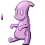 Half way through of a pixel-over from a pencil made fakemon that would represent dreams (it's a sleepwalker). Don't like it too much because od the li