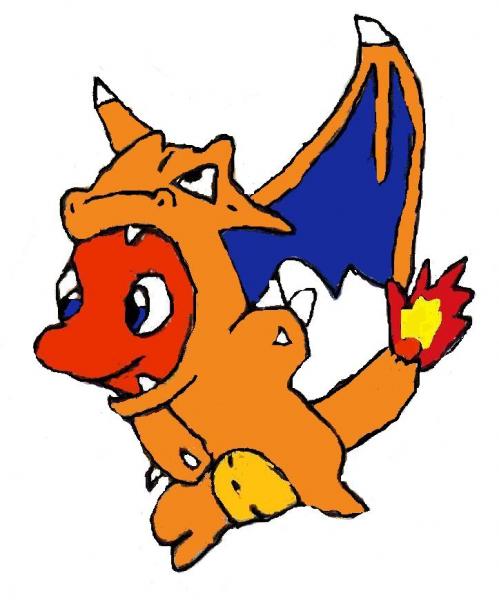halloween charmander ms paint version