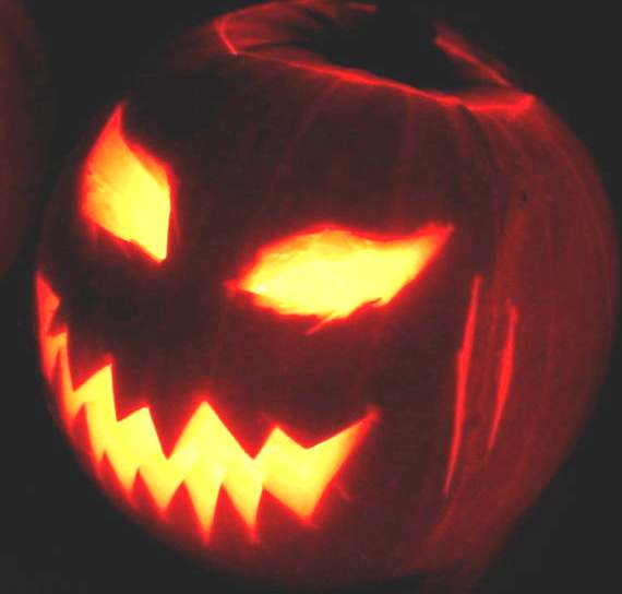 Halloween Jack O pumpkin lantern 2003