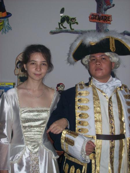Halloween Norrington/Elizabeth cosplay