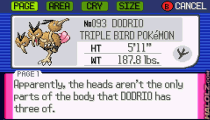 halolz dot com pokemon dodriosextraparts