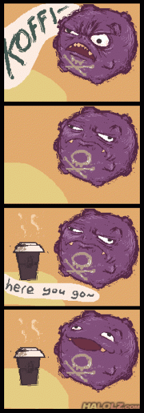 halolz dot com pokemon koffing coffee comic