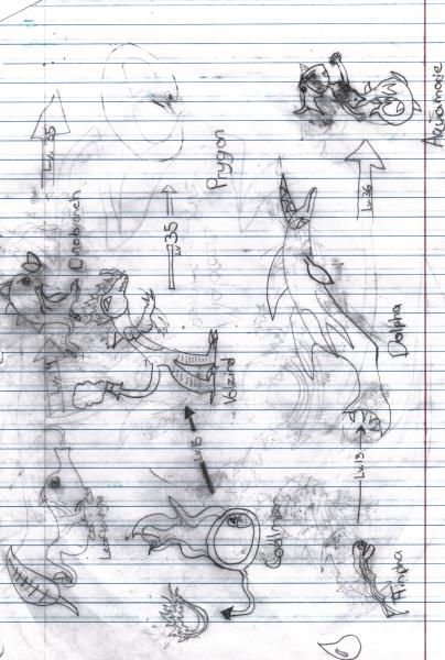 Hand Drawn Starters
Better Versions Of The Starters (Part 2 Only)