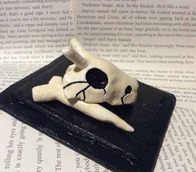 Hand made Cubone inspired sull and bone model