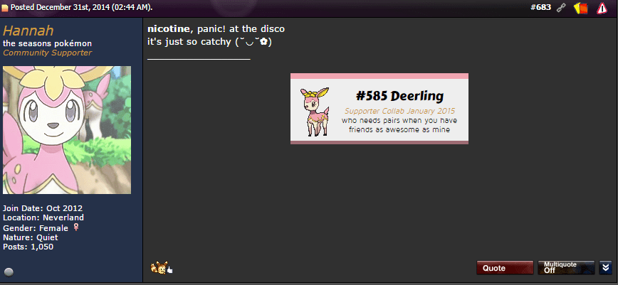 Hannah - Deerling