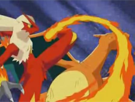 Harrison's Blaziken looks so hawt using Blaze Kick. XDDD