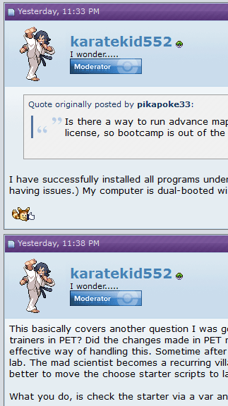 He double-posted! :O
Mod power abuse! >:[