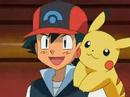 Here are Ash and Pikachu