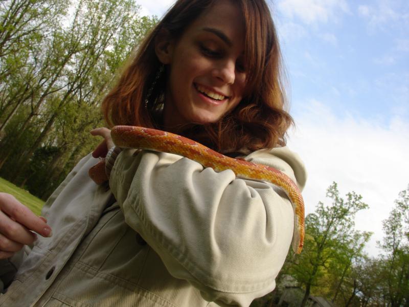 Here's another one of me and Nessy, just chilling out.