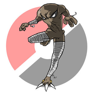 Hitmonlee by RarroX