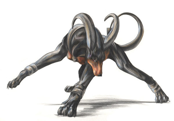 Houndoom art