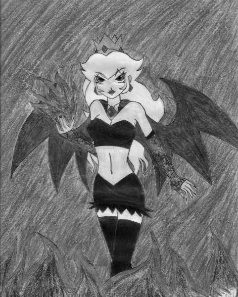 "Humanized" Shadow Queen Peach.
