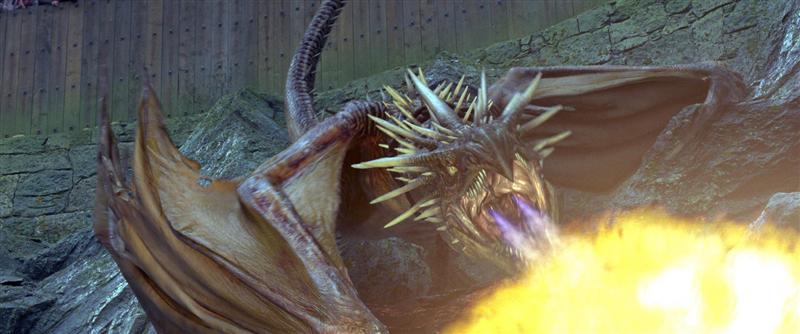 Hungarian Horntail from Harry potter and the Goblet of Fire