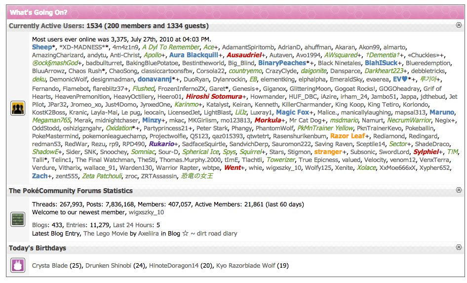 I caught all 5 admins on!

(the things that amuse me)