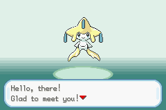 I changed Intro Oak's sprite to a Jirachi!