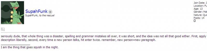 I don't know. This post just really irks me. >.<

@The Signature: O_O I'll be very aware of that.