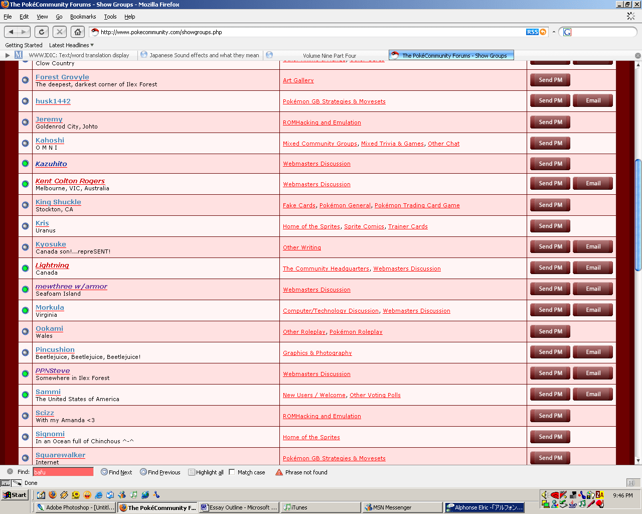 i dont remember why but everyone in webmaster's discussion got mad at us for a... mod choice...? and so in mature retaliation all the admins added the