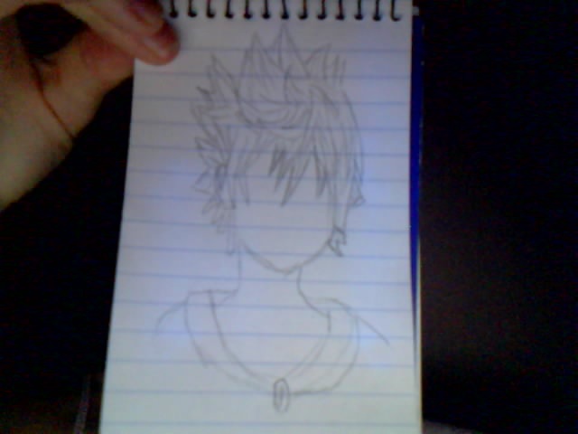 I DREW A ROKU. 8D He has no facial features though, because I suck at those. o:

And y'know what? That stuff they tell you about not erasing your line