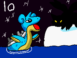 I drew Lapras and that Kyurem on the 10th day of Christmas 2014.