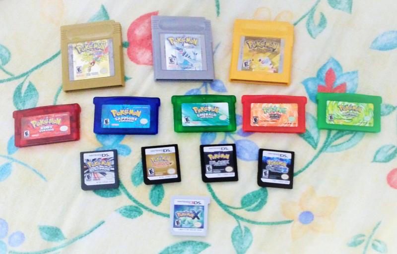 I feel like I'm missing a couple of old games, lol. 
Let's not forget to mention two Gameboy Colors, four Gameboy Advanced SPs, one DS lite, and one 3