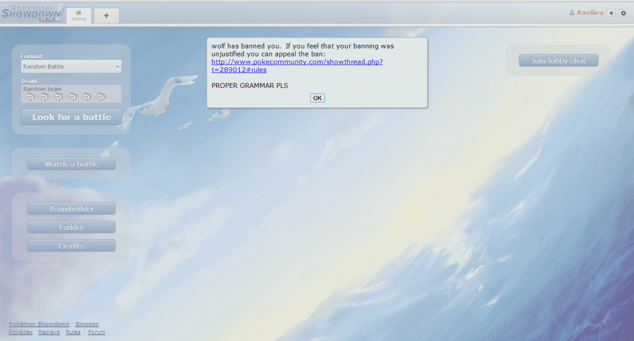 i gotz banned foar grammarz